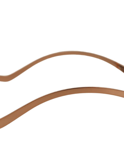 Dolce & Gabbana Pink Gold Rose Sequin Embroidery DG2202 Sunglasses