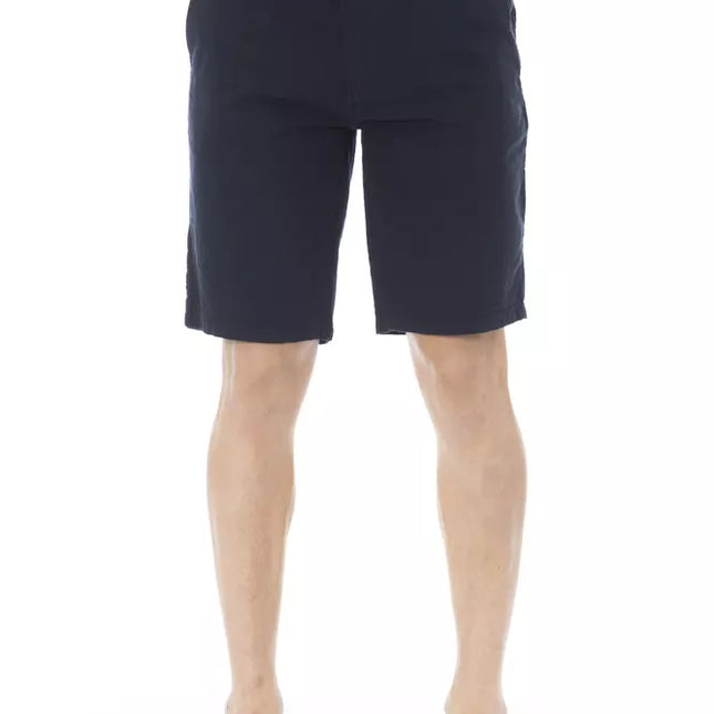 Baldinini Trend Blue Cotton Men's Bermuda Short