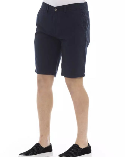 Baldinini Trend Blue Cotton Men Bermuda Short