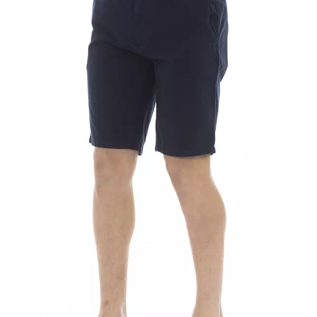 Baldinini Trend Blue Cotton Men's Bermuda Short