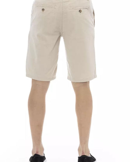 Baldinini Trend Beige Cotton Men Short