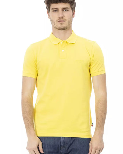 Baldinini Trend Yellow Cotton Men Polo