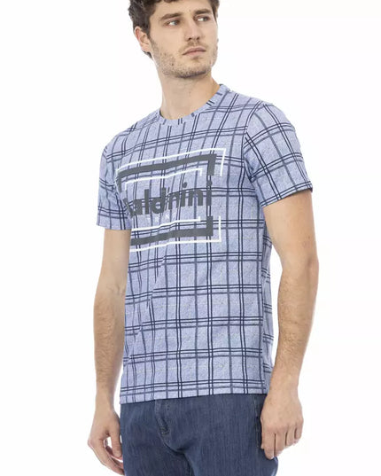 Baldinini Trend Light Blue Cotton Men T-Shirt