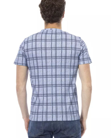 Baldinini Trend Light Blue Cotton Men T-Shirt