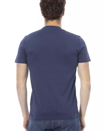 Baldinini Trend Blue Cotton Men T-Shirt