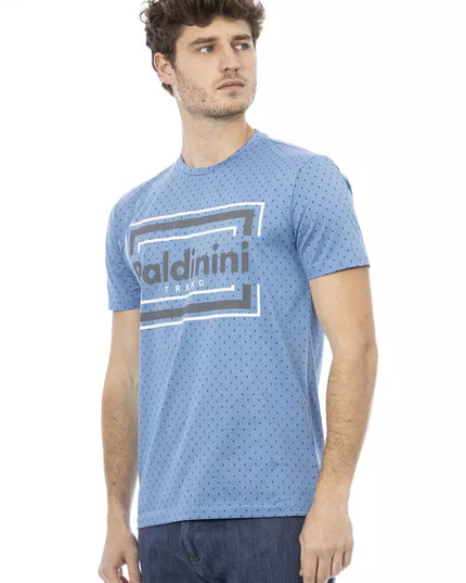 Baldinini Trend Light Blue Cotton Men T-Shirt