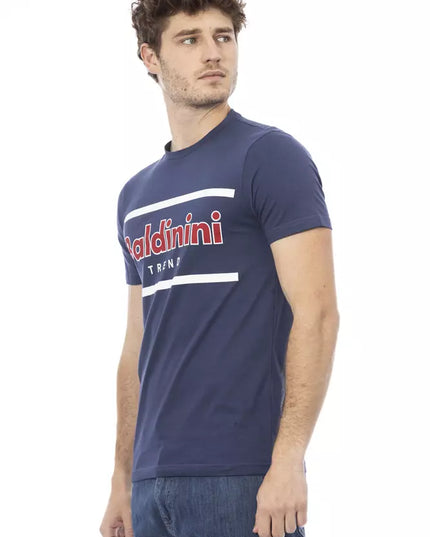 Baldinini Trend Blue Cotton Men T-Shirt