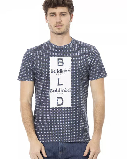 Baldinini Trend Gray Cotton Men T-Shirt