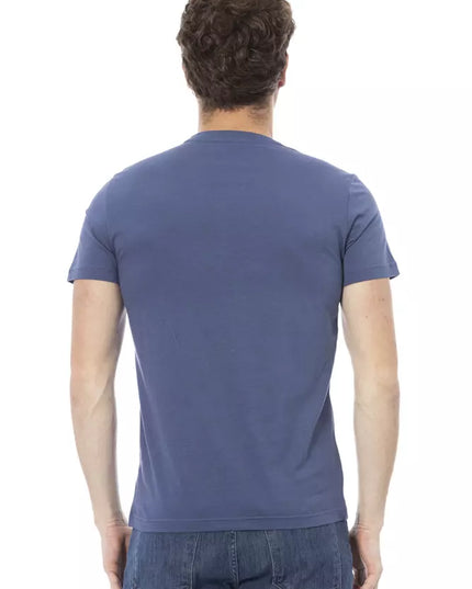 Baldinini Trend Blue Cotton Men T-Shirt