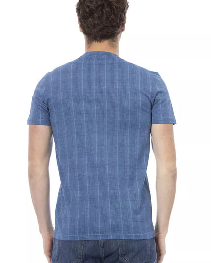Baldinini Trend Light Blue Cotton Men T-Shirt
