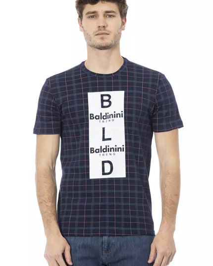 Baldinini Trend Blue Cotton Men T-Shirt