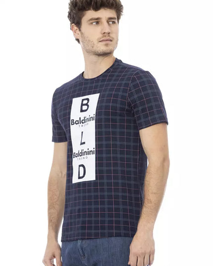 Baldinini Trend Blue Cotton Men T-Shirt