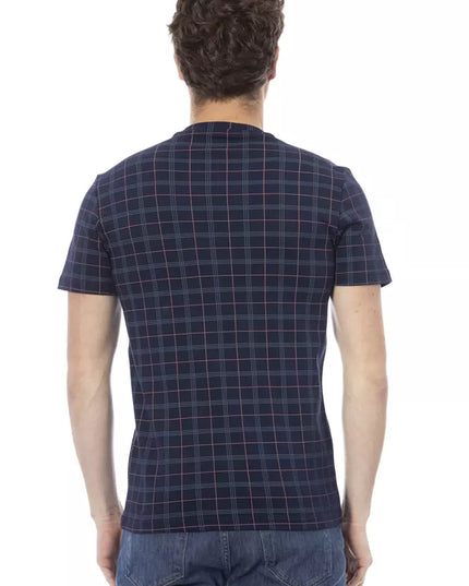 Baldinini Trend Blue Cotton Men T-Shirt