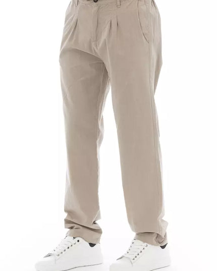Baldinini Trend Beige Cotton Jeans & Pant
