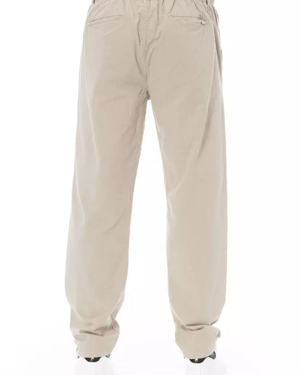 Baldinini Trend Beige Cotton Jeans & Pant