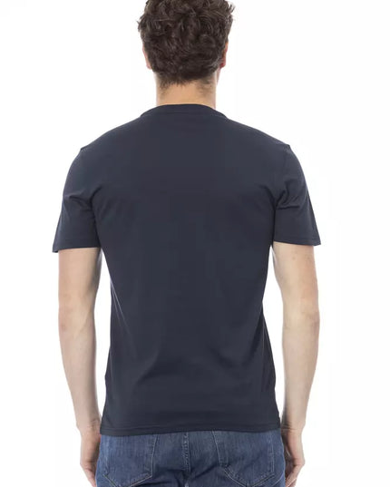 Baldinini Trend Blue Cotton Men T-Shirt