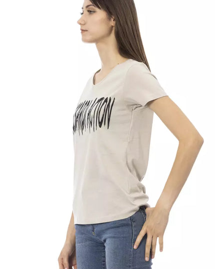 Trussardi Action Beige Cotton Women Top