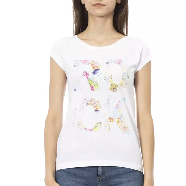 Trussardi Action White Cotton Women T-Shirt