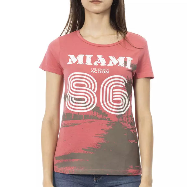 Trussardi Action Multicolor Cotton Women T-Shirt