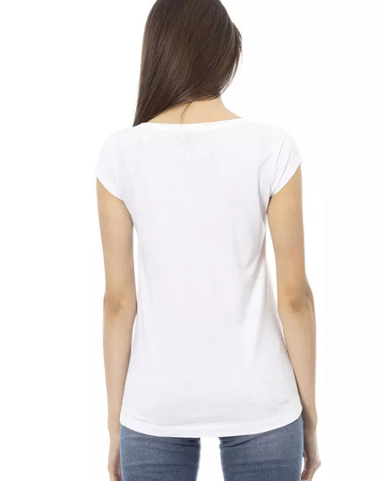 Trussardi Action White Cotton Women T-Shirt