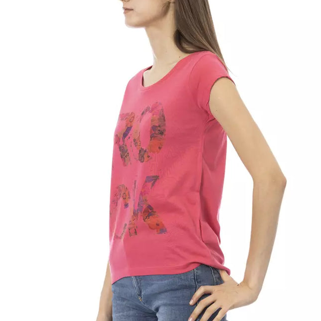 Trussardi Action Multicolor Cotton Women T-Shirt