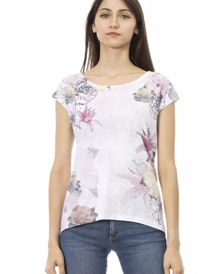 Trussardi Action White Cotton Women T-Shirt