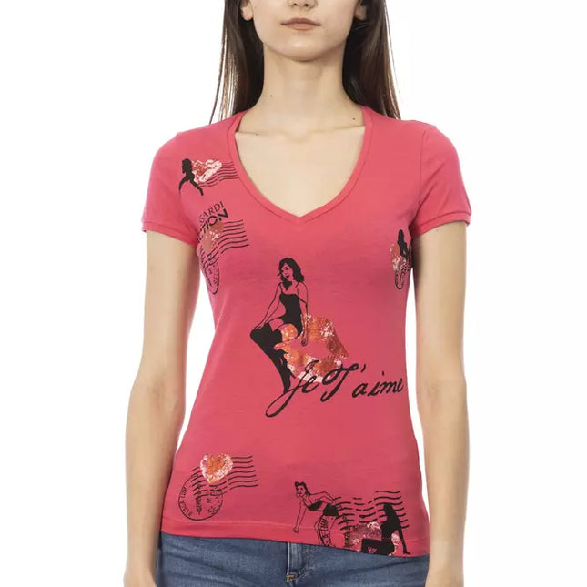 Trussardi Action Multicolor Cotton Women T-Shirt