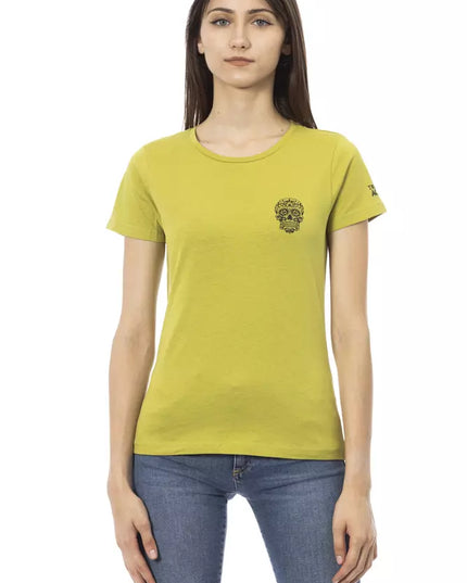 Trussardi Action Green Cotton Women T-Shirt