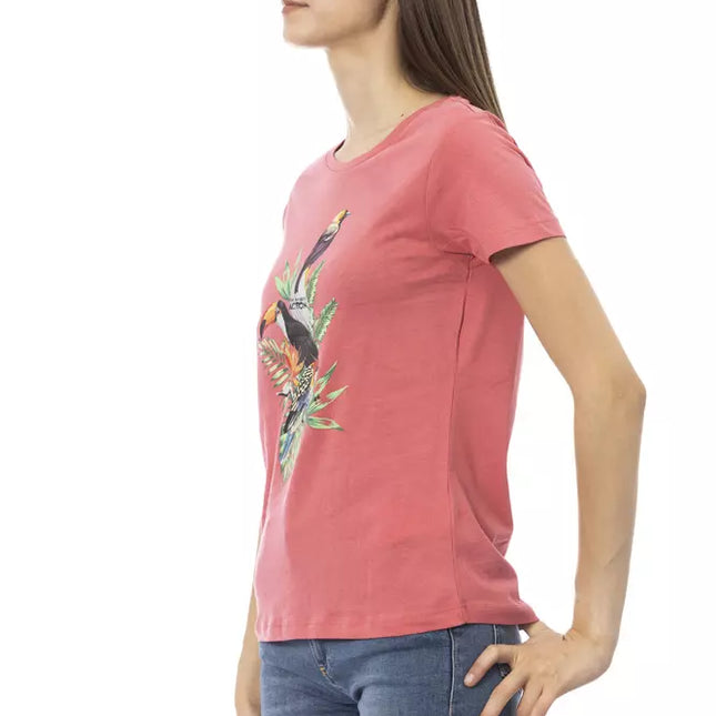 Trussardi Action Multicolor Cotton Women T-Shirt