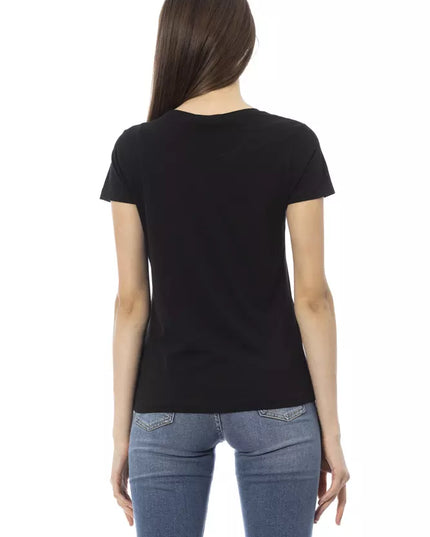 Trussardi Action Black Cotton Women T-Shirt