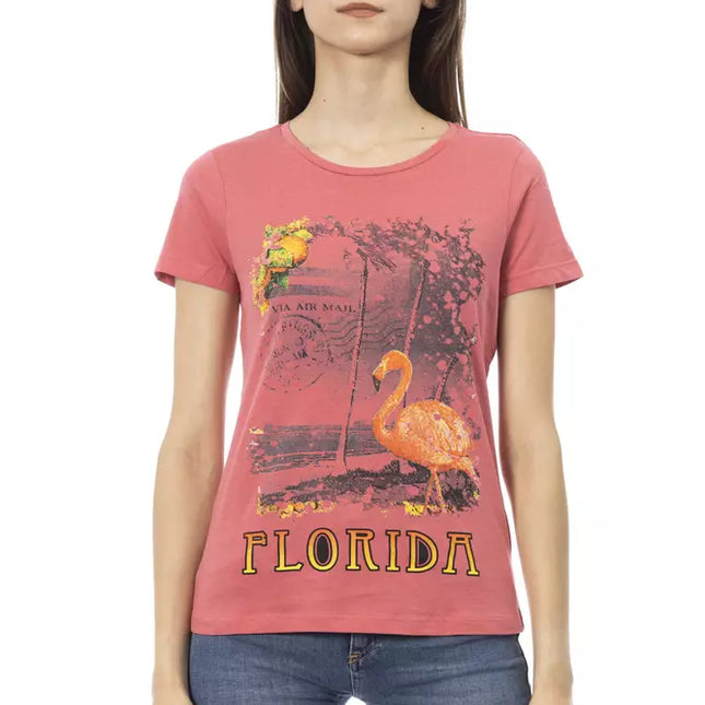 Trussardi Action Multicolor Cotton Women T-Shirt