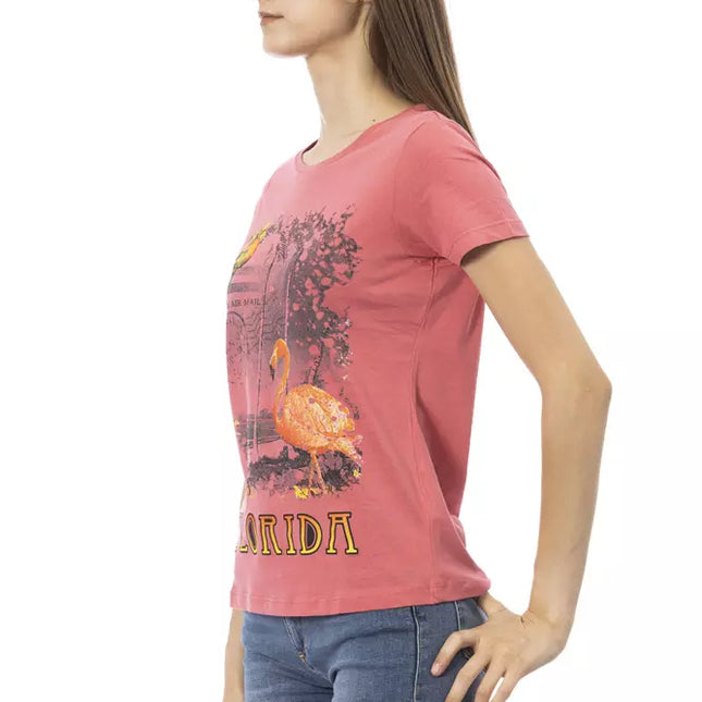 Trussardi Action Multicolor Cotton Women T-Shirt