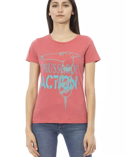 Trussardi Action Multicolor Cotton Women T-Shirt