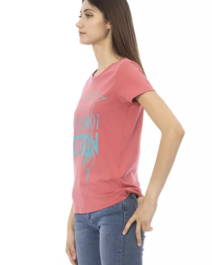 Trussardi Action Multicolor Cotton Women T-Shirt