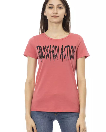 Trussardi Action Multicolor Cotton Women T-Shirt