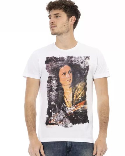 Trussardi Action White Cotton Men's T-Shirt