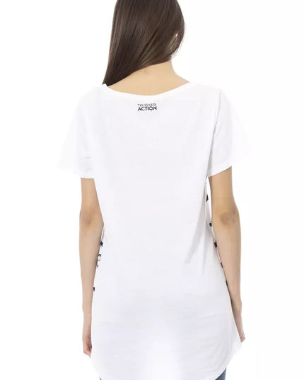 Trussardi Action White Cotton Women T-Shirt