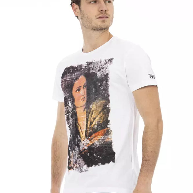 Trussardi Action White Cotton Men's T-Shirt