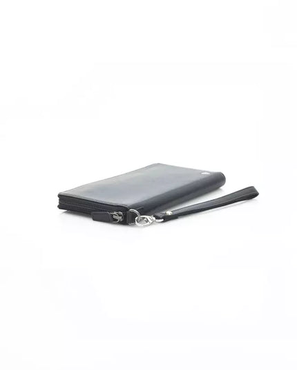 Automobili Lamborghini Black Calfskin Men Wallet