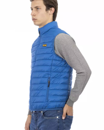 Ciesse Outdoor Blue Polyester Men's Sleeveless Jacket