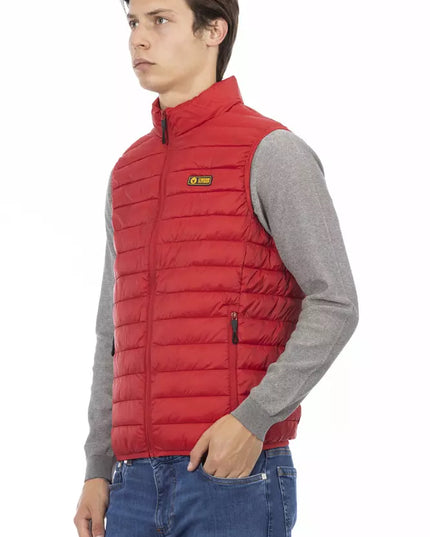 Ciesse Outdoor Red Polyester Men Sleeveless Jacket