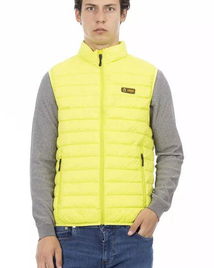 Ciesse Outdoor Yellow Polyester Men Sleeveless Jacket