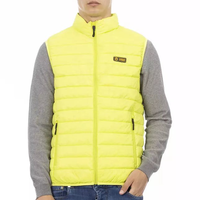 Ciesse Outdoor Yellow Polyester Men Sleeveless Jacket