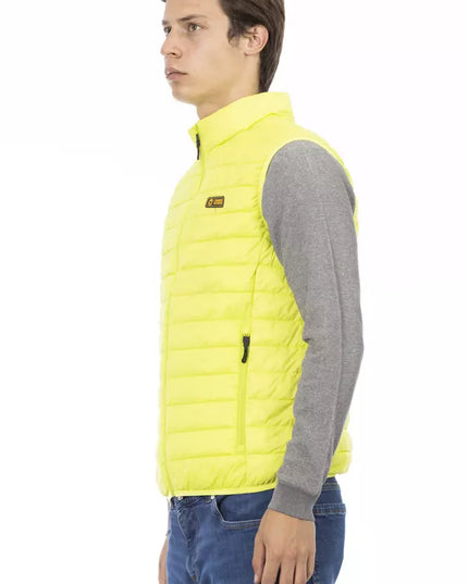 Ciesse Outdoor Yellow Polyester Men Sleeveless Jacket