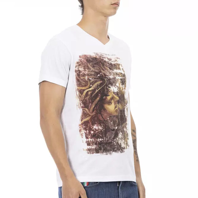 Trussardi Action White Cotton Men's T-Shirt