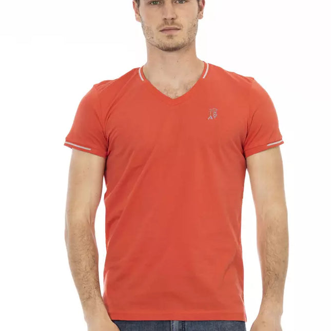 Trussardi Action Orange Cotton Men's T-Shirt