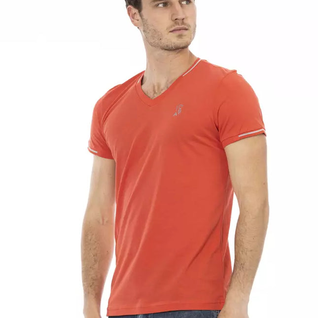 Trussardi Action Orange Cotton Men's T-Shirt