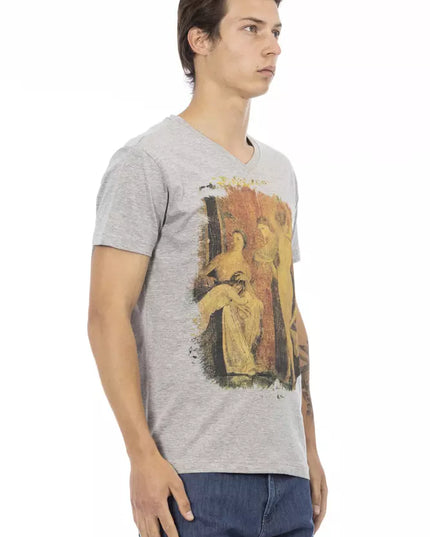 Trussardi Action Gray Cotton Men's T-Shirt