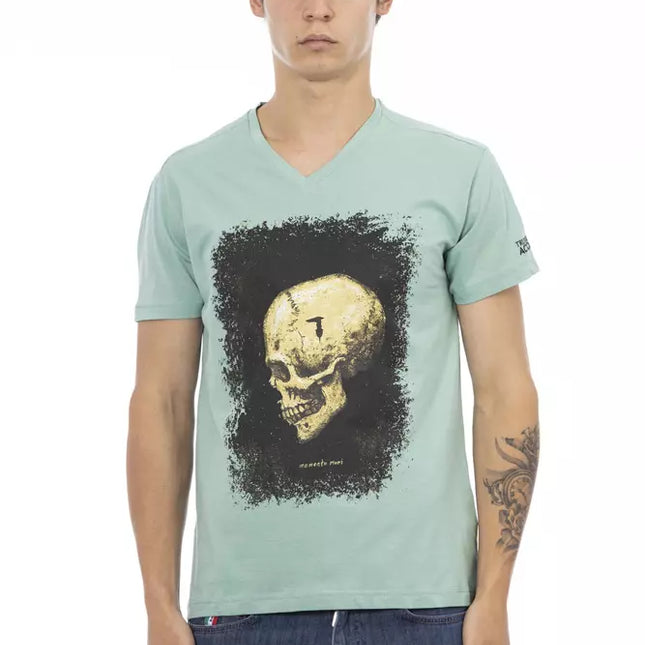 Trussardi Action Green Cotton Men's T-Shirt