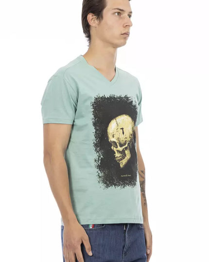 Trussardi Action Green Cotton Men's T-Shirt